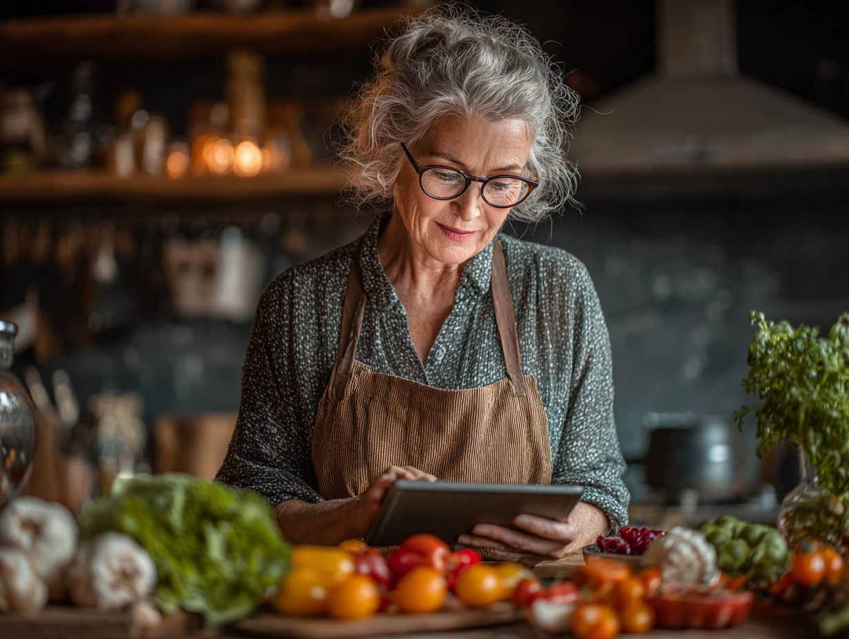 Familie activă savurând o masă sănătoasă în grădină
